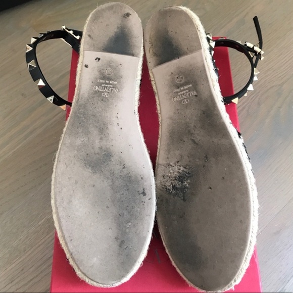 Valentino rockstud leopard print espadrilles, 38 - Picture 8 of 8